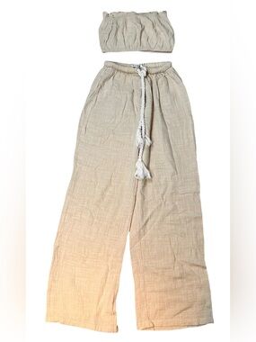 Toby Heart Ginger 2-piece cotton set, XS, soft pants & tube top Summer Holiday